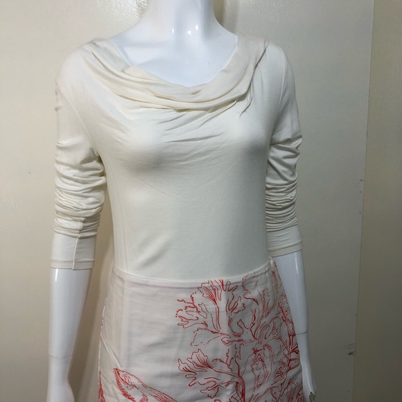 Tahari NWT cream drapped neck women’s top size XS - Picture 5 of 10